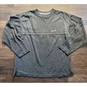 Vintage Big Dogs Sweatshirt Mens Large Gray Logo‎ 90s Y2K Crewneck Sweater